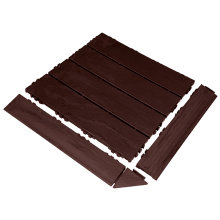 Hörnlist Woodlook Mahogny 2-pack Hestra